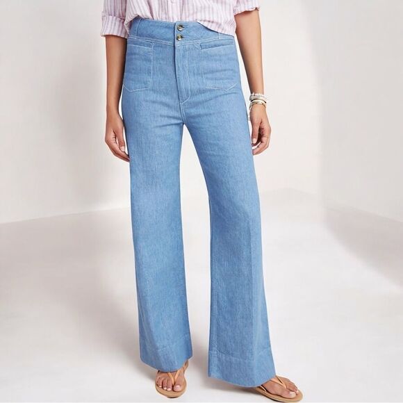 Anthropologie Denim - NWT Anthropologie PILCRO High Rise Wide Leg Trouser Jeans 32